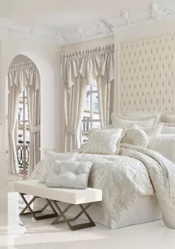 J. Queen New York La Boheme Ivory Reading Bolster -J. Queen New York Belk 2321