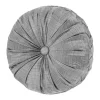 J. Queen New York Luxembourg Silver Tufted Round Decorative Throw Pillow -J. Queen New York Belk 2326