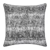 J. Queen New York Brixton Black 20 Inch Square Decorative Throw Pillow
