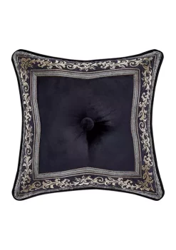 J. Queen New York Middlebury Indigo 18 Inch Square Decorative Throw Pillow