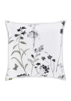 J. Queen New York Bridget Gray 18 Inch Square Quilted Decorative Throw Pillow -J. Queen New York Belk 2349