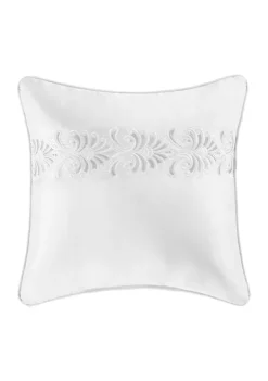 J. Queen New York Becco - Coverlet 18" Square Embellished Decorative Throw Pillow