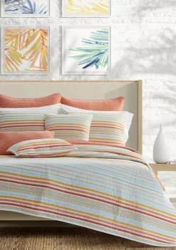 J. Queen New York Roxanne Coral Quilted Boudoir Decorative Throw Pillow -J. Queen New York Belk 2421