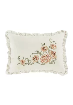J. Queen New York Estelle - Coral Boudoir Decorative Throw Pillow