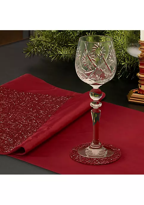 J. Queen New York SPARKLE COASTERS 4PC. SET 3 J. Queen New York SPARKLE COASTERS 4PC. SET