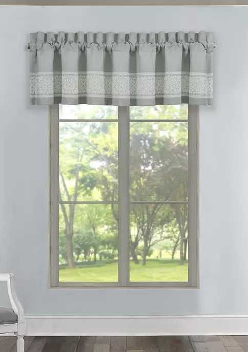 J. Queen New York Patricia Spa Window Straight Valance 3 J. Queen New York Patricia Spa Window Straight Valance