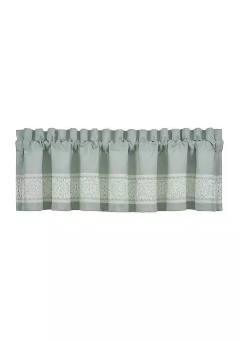 J. Queen New York Patricia Spa Window Straight Valance 4 J. Queen New York Patricia Spa Window Straight Valance - Image 2