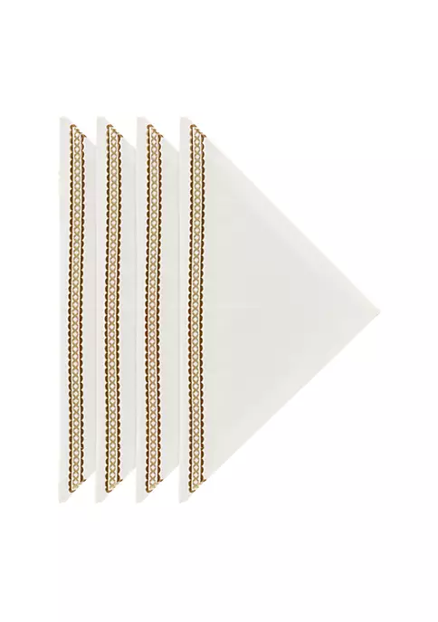 J. Queen New York Florentine Napkin Napkin 4 Pack 4 J. Queen New York Florentine Napkin Napkin 4 Pack - Image 2