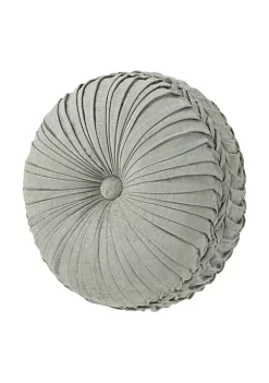 J. Queen New York Sovana Tufted Round Decorative Throw Pillow