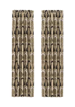 J. Queen New York Melina 84" Window Panel Pair -J. Queen New York Belk 377