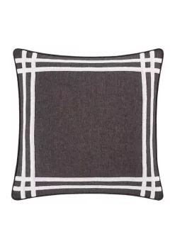 J. Queen New York Flint Charcoal Euro Sham