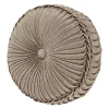 J. Queen New York Braelynn Tufted Round Pillow
