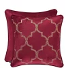 J. Queen New York Maribella Crimson 18 in Square Embellished Pillow 2 J. Queen New York Maribella Crimson 18 in Square Embellished Pillow -J. Queen New York Belk 407