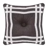 J. Queen New York Flint Charcoal 18 Inch Square Decorative Throw Pillow 1 J. Queen New York Flint Charcoal 18 Inch Square Decorative Throw Pillow -J. Queen New York Belk 440
