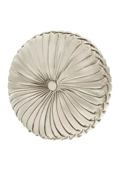 J. Queen New York Belgium Tufted Round Pillow