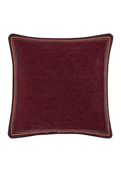J. Queen New York Garnet Red Euro Sham