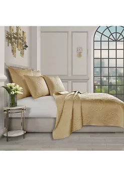 J. Queen New York RIVIERA - COVERLET FULL/QUEEN 3PC. COVERLET SET