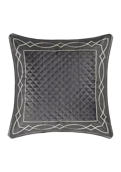 J. Queen New York Deco Charcoal Euro Sham -J. Queen New York Belk 613