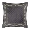 J. Queen New York Deco Charcoal 20" Square Decorative Throw Pillow -J. Queen New York Belk 633