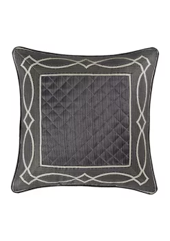 J. Queen New York Deco Charcoal 20" Square Decorative Throw Pillow -J. Queen New York Belk 635