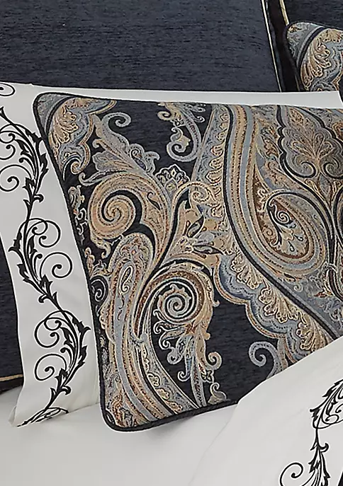 J. Queen New York Luciana Indigo 4 Piece Comforter Set 5 J. Queen New York Luciana Indigo 4 Piece Comforter Set - Image 3