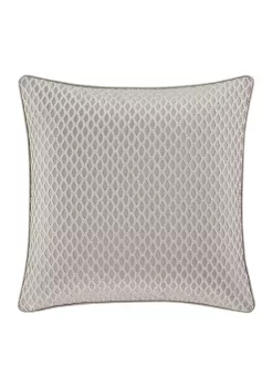 J. Queen New York Napoli Silver Silver Euro Sham