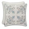 J. Queen New York Giovani Embroidered Square Decorative Pillow -J. Queen New York Belk 769