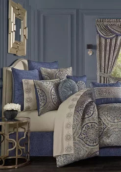J. Queen New York Botticelli Navy 4 Piece Comforter Set -J. Queen New York Belk 845