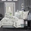 J. Queen New York BLUE GARDEN CALIFORNIA KING 4PC. COMFORTER SET -J. Queen New York Belk 862