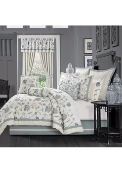 J. Queen New York BLUE GARDEN CALIFORNIA KING 4PC. COMFORTER SET 9 J. Queen New York BLUE GARDEN CALIFORNIA KING 4PC. COMFORTER SET -J. Queen New York Belk 865