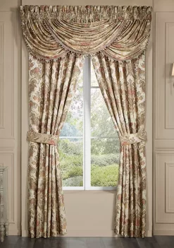 J. Queen New York Juliette Terracotta 84 Inch Window Panel Pair -J. Queen New York Belk 905