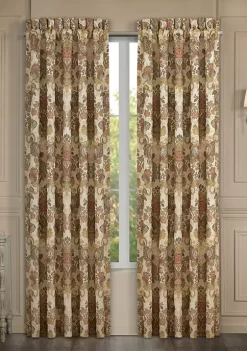 J. Queen New York Juliette Terracotta 84 Inch Window Panel Pair -J. Queen New York Belk 906