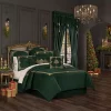 J. Queen New York Noelle - Evergreen Duvet Cover 3Pc. Set