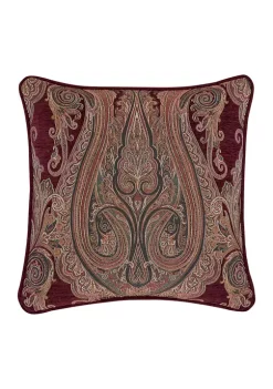 J. Queen New York Garnet Red 20 Inch Square Decorative Throw Pillow -J. Queen New York Belk 966