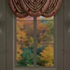 J. Queen New York Garnet Red Window Waterfall Valance -J. Queen New York Belk 980