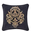 J. Queen New York Luciana Indigo 18 Inch Square Embellished Decorative Throw Pillow -J. Queen New York Belk 993
